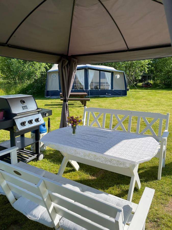 Camping für 3 Personen, mit Garten und Ausblick - 1