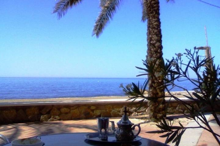 Apartamento para 4 personas, con piscina y jardín en Mezquitilla