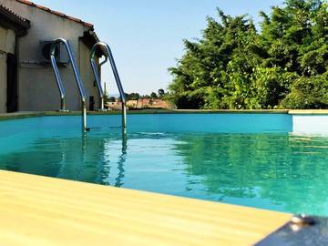 Gîte pour 6 personnes, avec piscine et jardin à Nissan-lez-Enserune