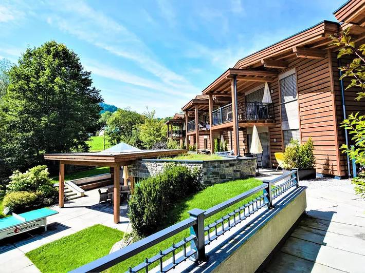 Vakantieappartement voor 6 personen, met tuin en sauna, met huisdier in Niederau