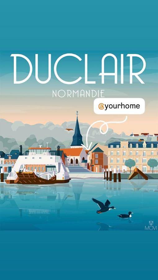 Gîte pour 4 personnes, avec balcon et vue à Duclair - 2