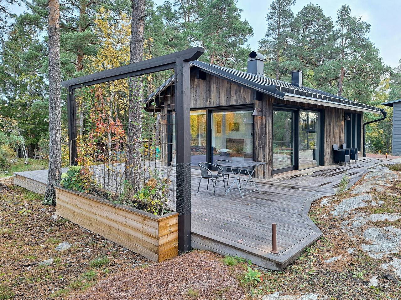 Gästehaus am Meer mit Terrasse in Gustavsberg in Gustavsberg, Stockholmer Schärengarten
