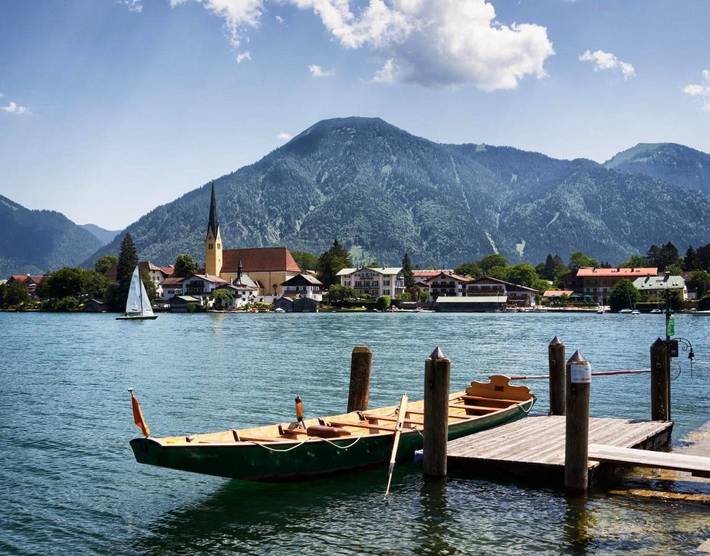 Chambre d’hôte pour 2 personnes, avec Balcon et Terrasse ainsi que Jardin et Vue au Tegernsee