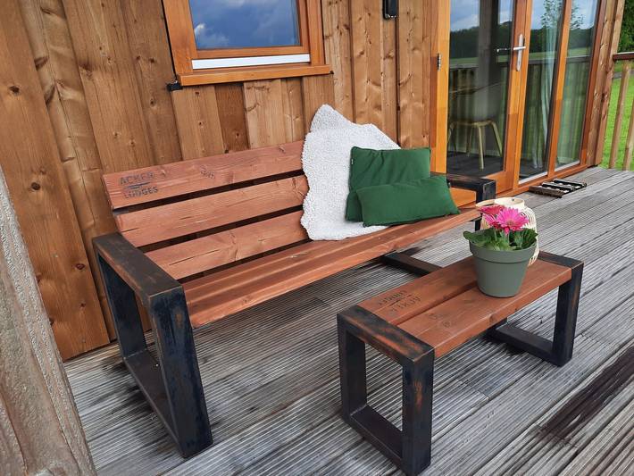 Lodge in Drenthe mit schöner Veranda in Ruinerwold, Drenthe