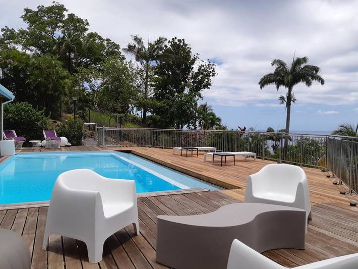 Chambre d’hôte pour 3 personnes, avec jardin ainsi que piscine et jacuzzi à Deshaies - 4