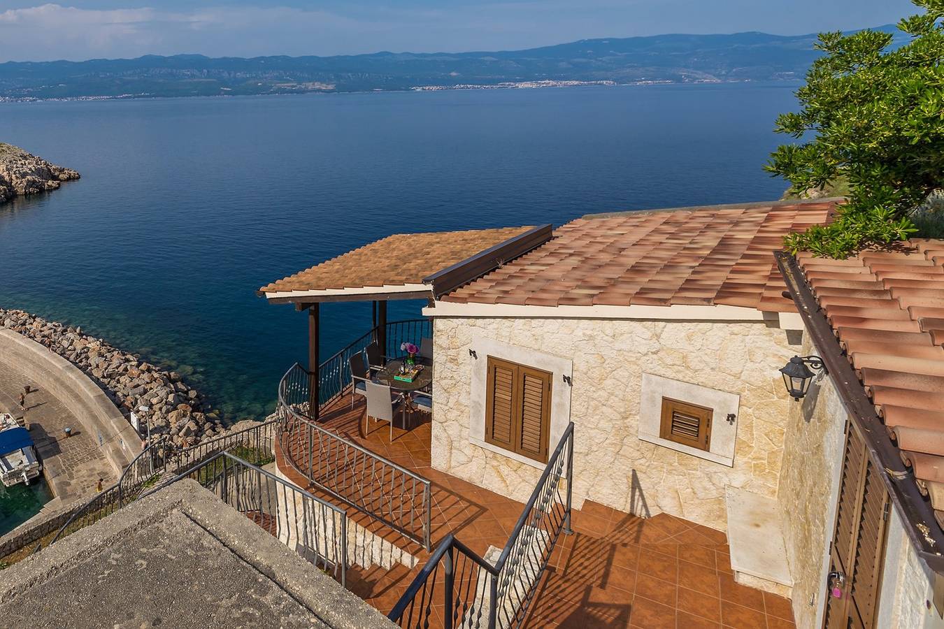 
Villa Bella Mare mit herrlichem Meerblick in Vrbnik, Krk