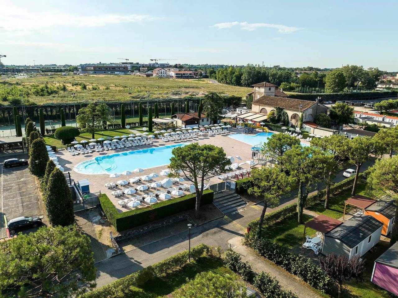 Mobil-home | Comfort | 3 Cam. | 6 pers. | Terrazza rialzata | A/C in Peschiera del Garda, Prealpi Gardesane
