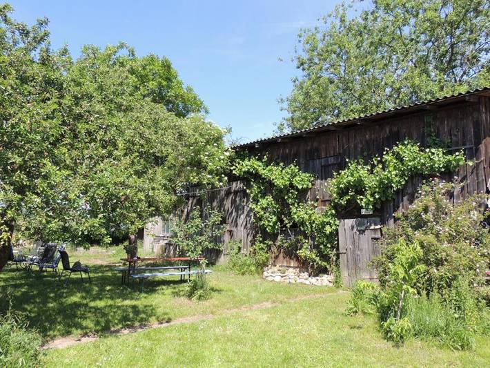 Ferienwohnung für 6 Personen, mit Balkon und Terrasse sowie Garten und Ausblick in Schöneberg