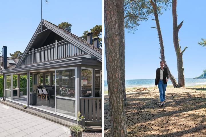 Ferienhaus mit Meerblick für 6 Personen, mit Terrasse und Meerblick sowie Garten in Schweden - 2