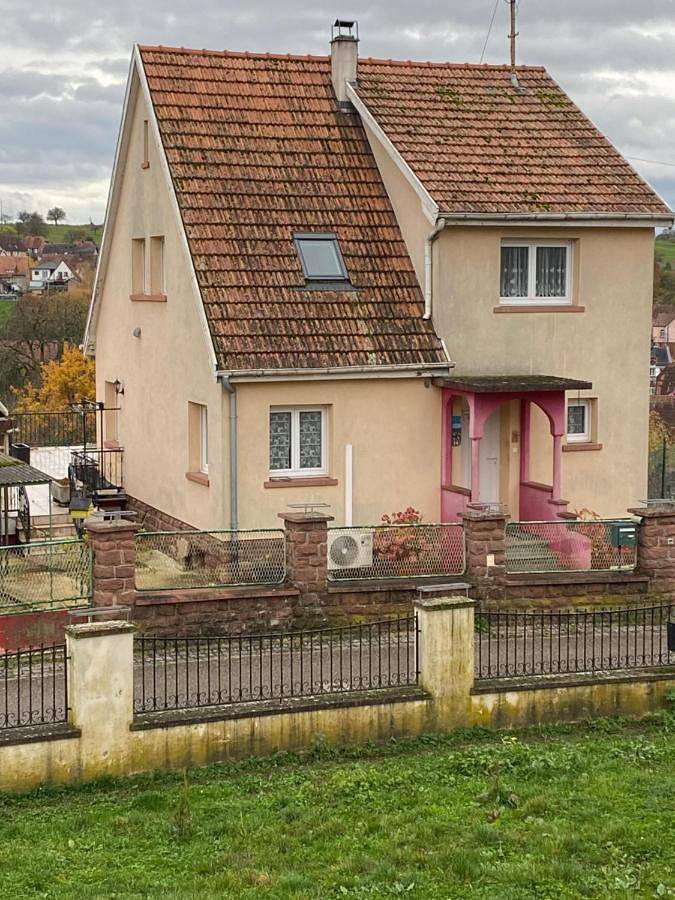 Location de vacances pour 7 personnes, avec terrasse et vue, animaux acceptés dans Zinswiller