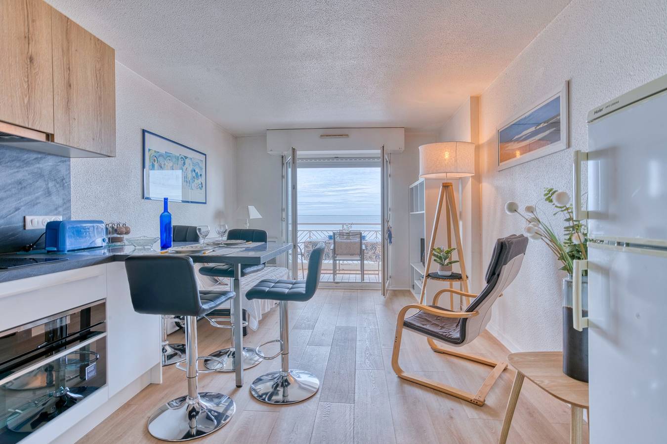 Appartement met zeezicht in Arcachon – Privéterras & balkon, 4 personen, foto 6