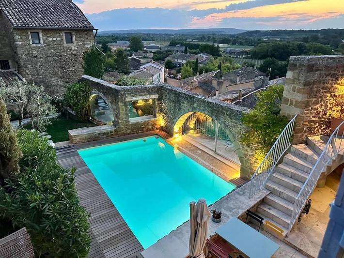 Chambre d’hôte pour 2 personnes, avec vue et sauna ainsi que piscine et jardin dans la Drôme - 3