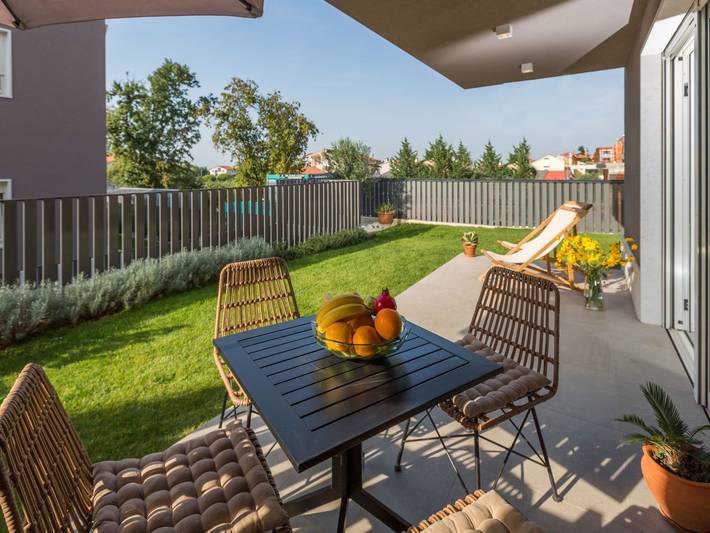 Ferienwohnung für 4 Personen, mit Garten und Terrasse