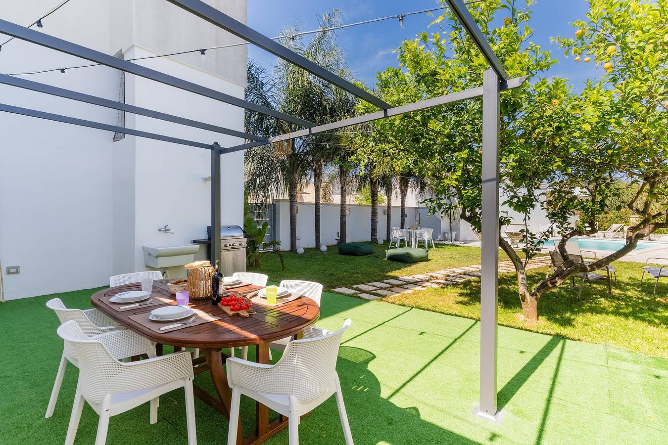Dimora Silvamari con giardino e Piscina Privata in Taviano, Golfo di Taranto