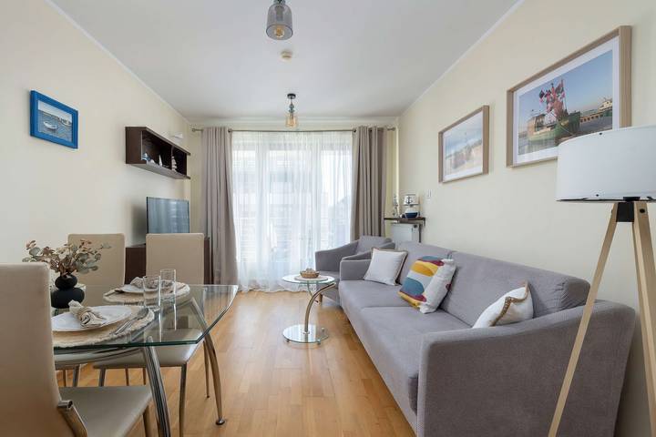 Vakantiewoning voor 4 personen, with sauna and whirlpool as well as tuin, kindvriendelijk in Świnoujście