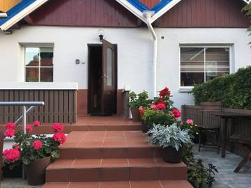 Maison d’hôte pour 2 personnes, avec vue sur le lac ainsi que terrasse et vue, animaux acceptés à Nida