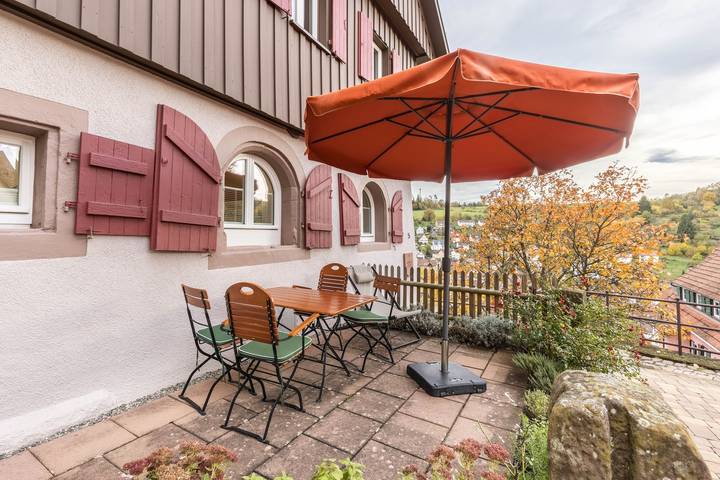 Hel lejlighed, Appartment Kutscherstube in Altensteig, Nord Sortskoven
