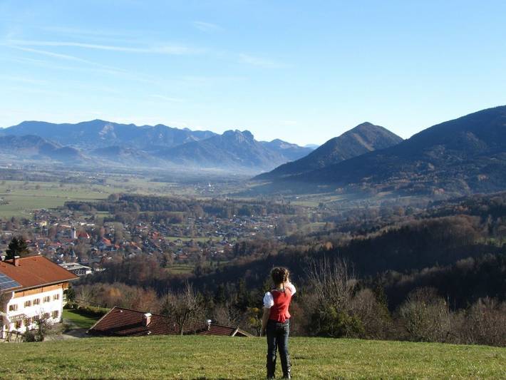 Bauernhof für 3 Personen, mit Balkon und Balkon/Terrasse sowie Terrasse und Garten in Fischbachau