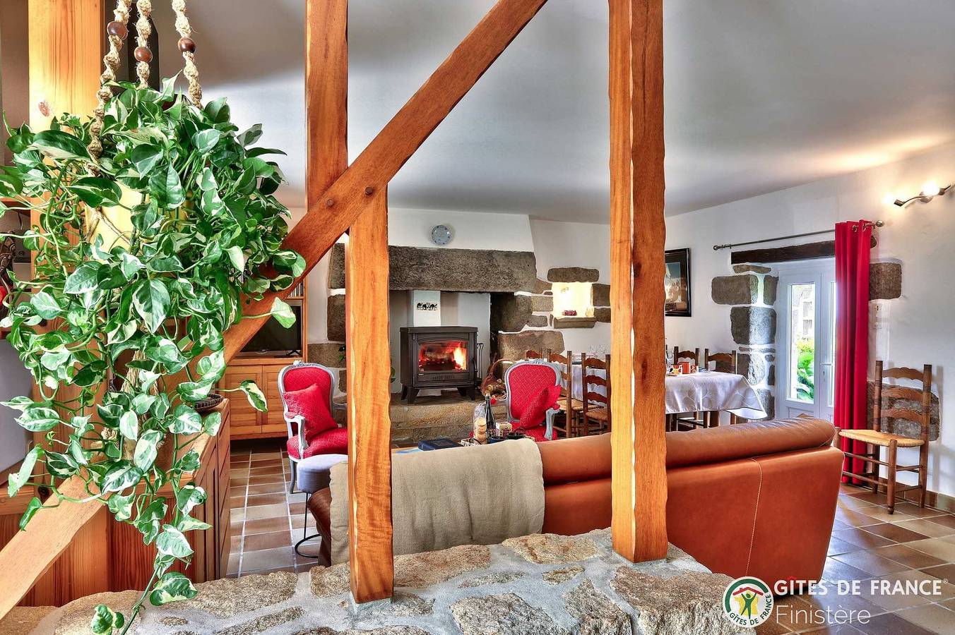 Casa de huéspedes para 6 personas con terraza in Locronan, Iroise