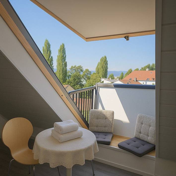 Ganze Wohnung, Ferienwohnung Rebstock nah am See in Überlingen, Region Bodensee-Oberschwaben
