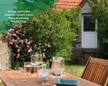 Gîte pour 4 personnes, avec jardin, animaux acceptés à Fermanville
