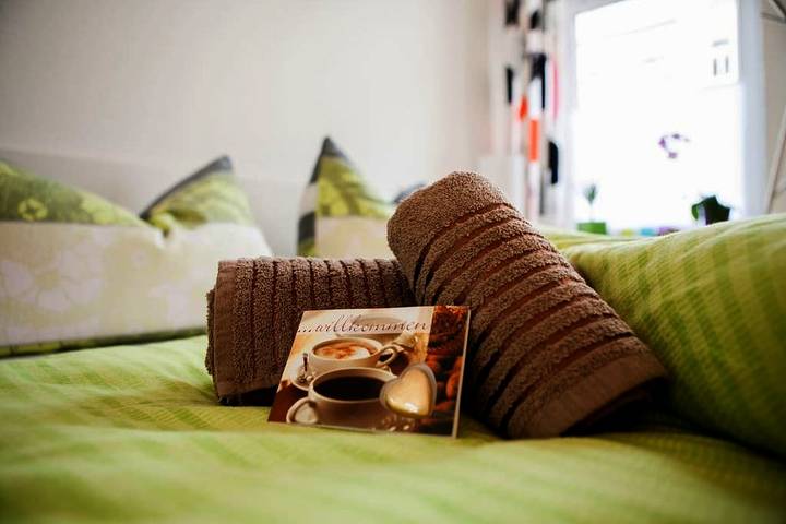 Ganze Ferienwohnung, Ferienwohnung Petersberg - Petersberg, 58qm, 2 Schlafzimmer, max. 6 Personen in Erfurt, Thüringer Kernland
