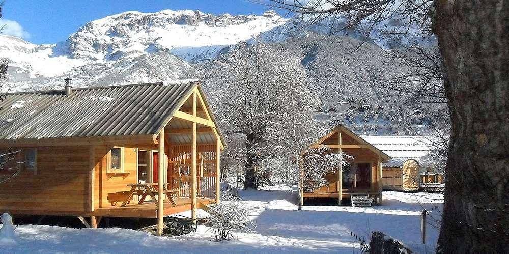 Camping Vallouise - Chalet 3 piezas para 5 personas (Montana) in Vallouise, Parque Nacional de los Ecrins