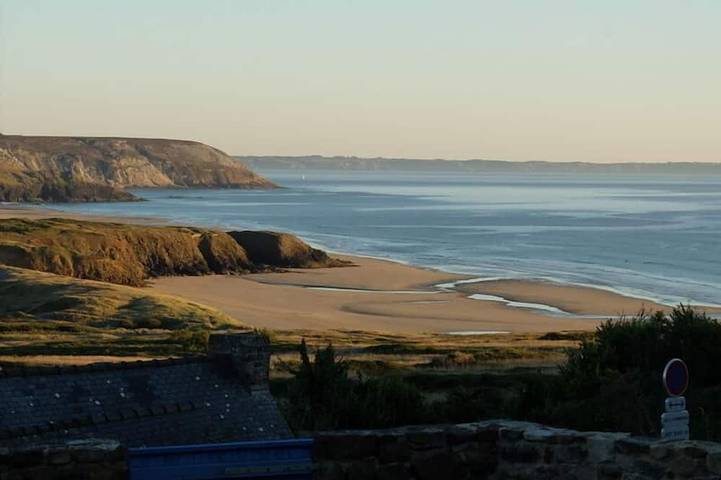 Location de vacances pour 9 personnes, avec jardin et balcon dans Plage de Lost-Marc'h