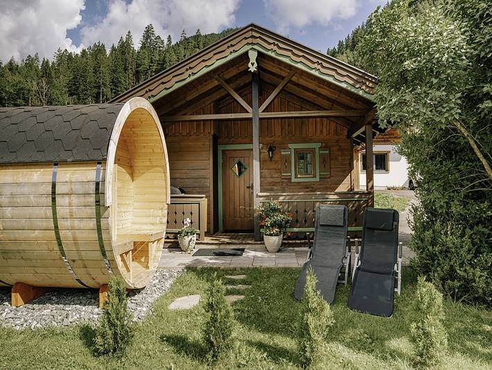 Ferienhaus für 4 Personen, mit Terrasse und Garten sowie Ausblick in Forstau