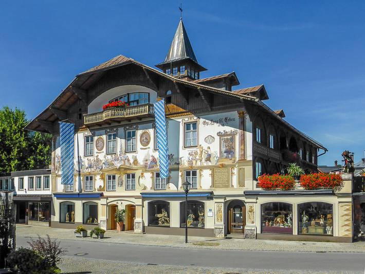 Gastenverblijf "König-Max-Il" in Oberammergau, Beierse Alpen