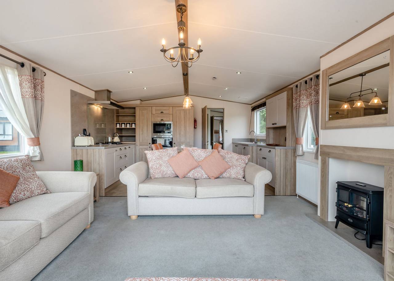Gold Premium Caravan, parking, ensuite & decking 6 in Carmarthenshire