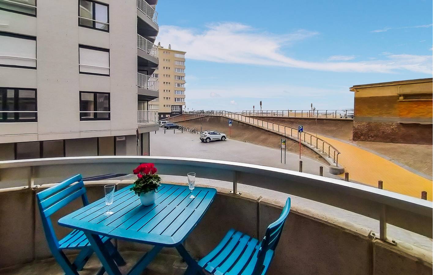 Appartement de vacances entier, Appartement de vacances pour 5 personnes avec terrasse in Ville d'Ostende, Oostende