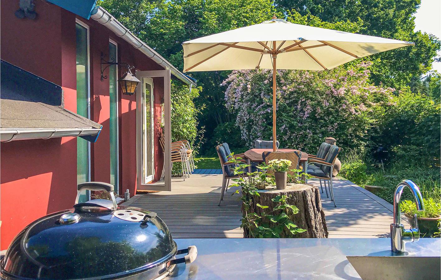 Ferienhaus für 5 Personen mit Terrasse in Dronningmølle, Kattegat Küste