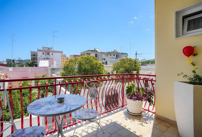 Location de vacances pour 2 personnes, avec Balcon à Bari
