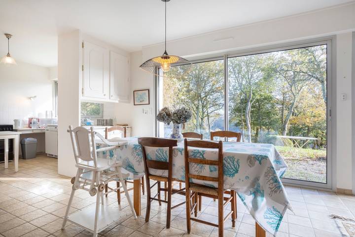 Maison Vue Sur La Laïta 2 Kms Plage' avec terrasse privée, jardin privé et Wi-Fi in Clohars-Carnoët, Région de Quimper