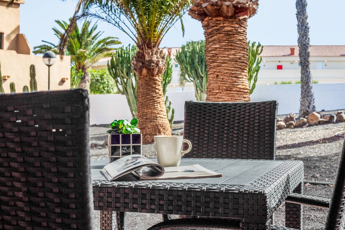 Ganze Wohnung, Coral Bliss Apartment mit Gemeinschaftspool, privater Terrasse und Wlan in Corralejo, La Oliva