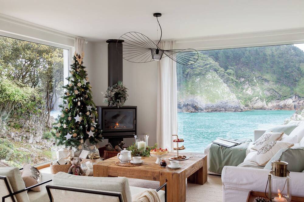 La Península Pechón Cantabria, Villa de lujo sobre el mar con piscina climatizada in Pechón, Val de San Vicente