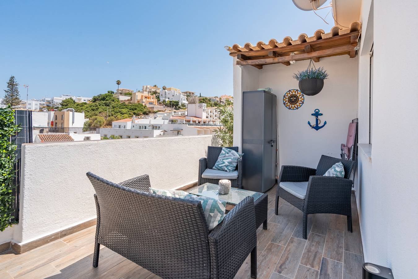 Ganze Wohnung, Ferienwohnung 'Casa Terrace' mit privater Terrasse, Wi-Fi und Klimaanlage in Carvoeiro, Lagoa