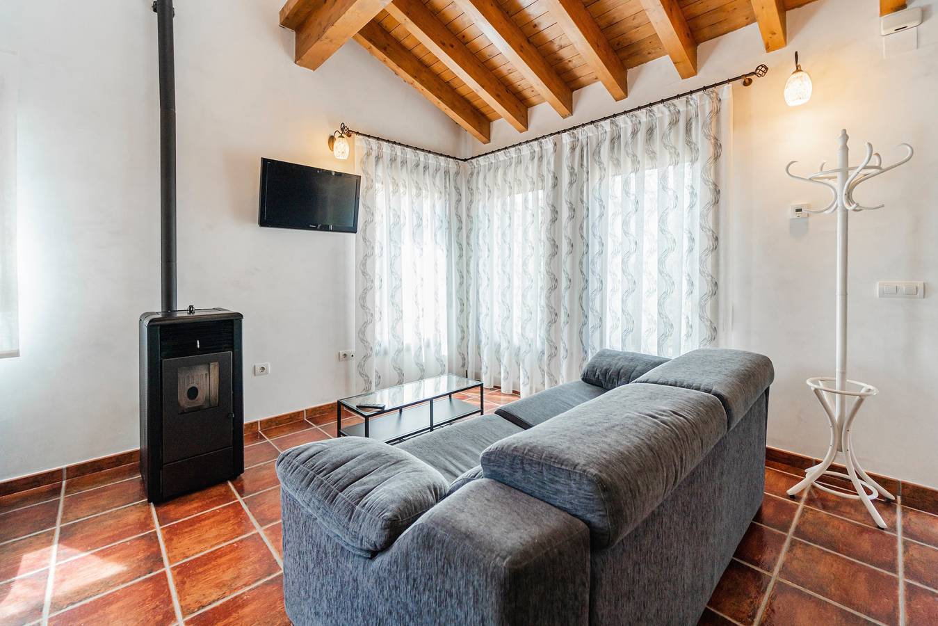 Ferienhaus 'Dehesa de Santa Ursula 3' mit Garten und Balkon in Espeja de San Marcelino, Soria Provinz