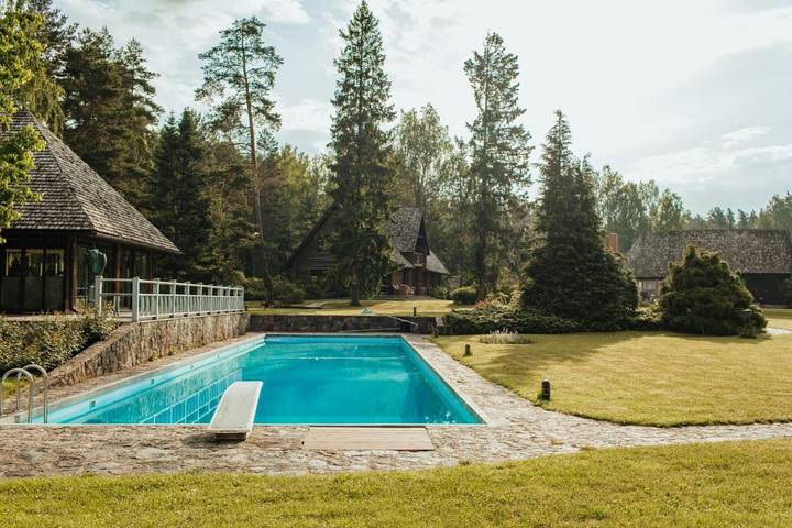 Location de vacances pour 3 personnes, avec jardin ainsi que jacuzzi et piscine en Lettonie - 4