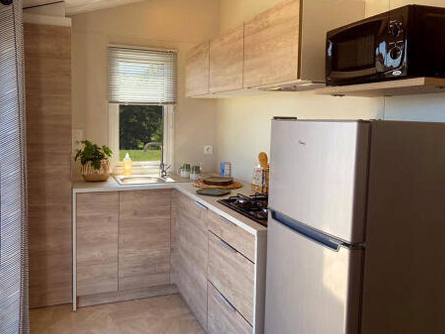Camping Du Vieux Verger Ty Noul - Mobilhome 2 personas - Privilegio - Rubinette - 1 habitación - Sábado in Névez, Côte de Cornouaille