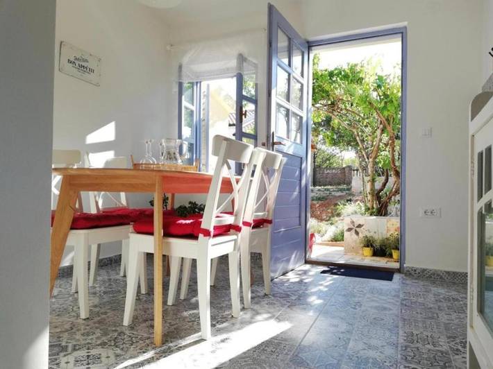 Ferienwohnung für 4 Personen, mit Garten und Ausblick