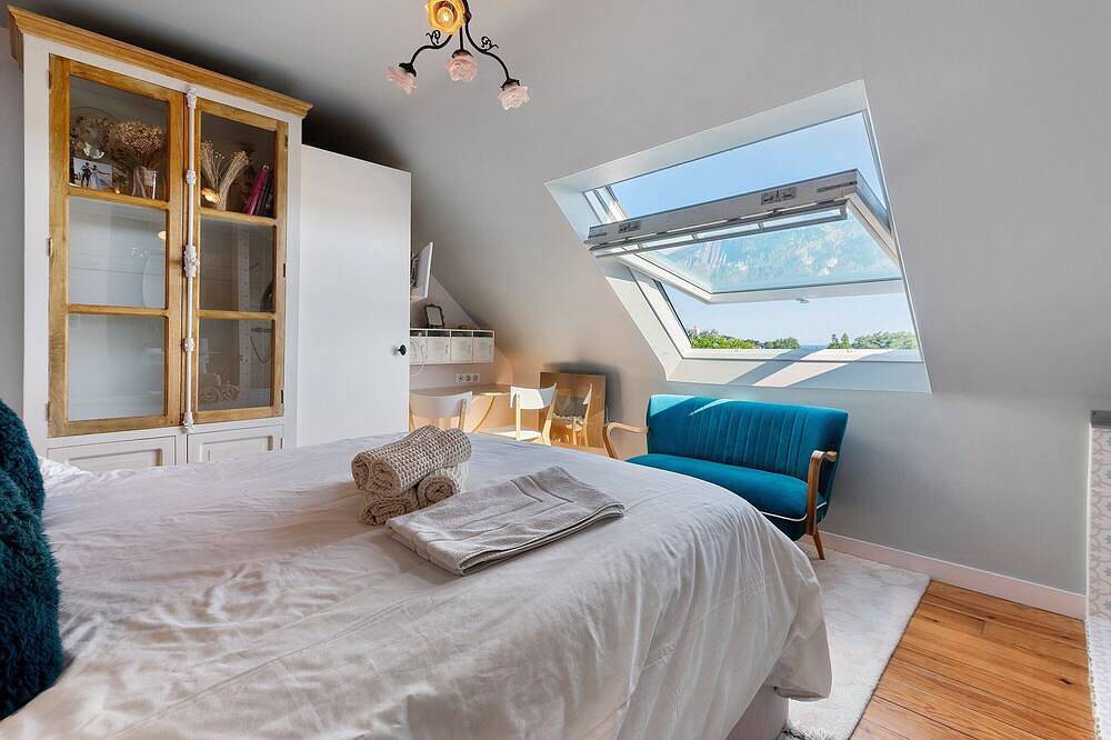 Chambre d’hôtes « Escale Sauzonnaise - La Baie » avec vue mer, piscine partagée et Wi-Fi in Sauzon, Côte des Mégalithes