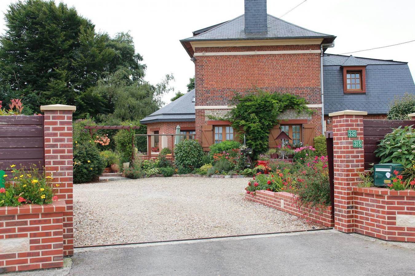 Florale in Sainte-Thérèse-des-Ponts-de-Seine, Région du Havre