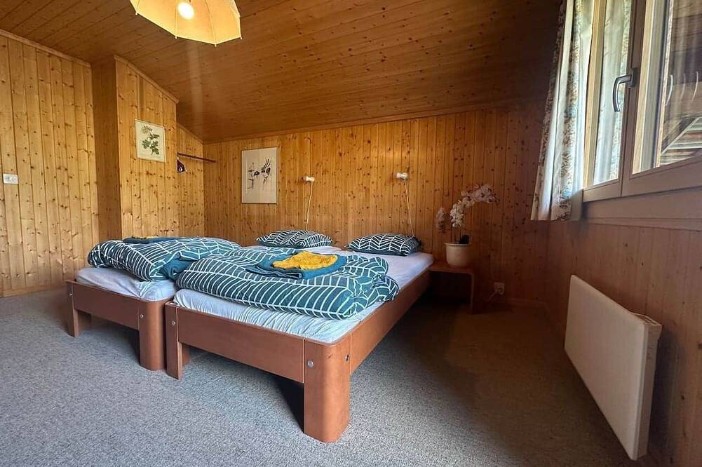 Schweizer Chalet - Wohnung im Obergeschoss in Grengiols, Aletsch Arena