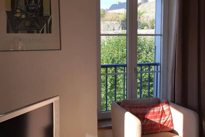 Apartamento entero, Nuevo !! Apartamento en el corazón de granville con vista panorámica in Granville, Côte de la Déroute