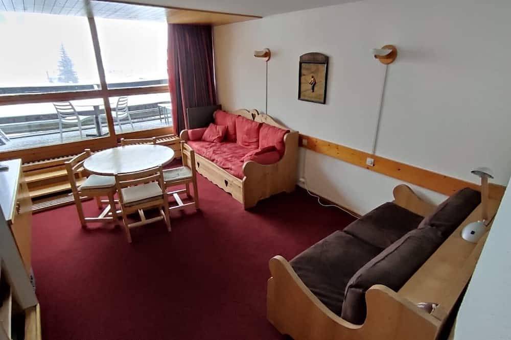 Ganze Wohnung, Arc 1600 Studio top floor south-facing terrace sleeps 4 in Arc 1600, Bourg-Saint-Maurice