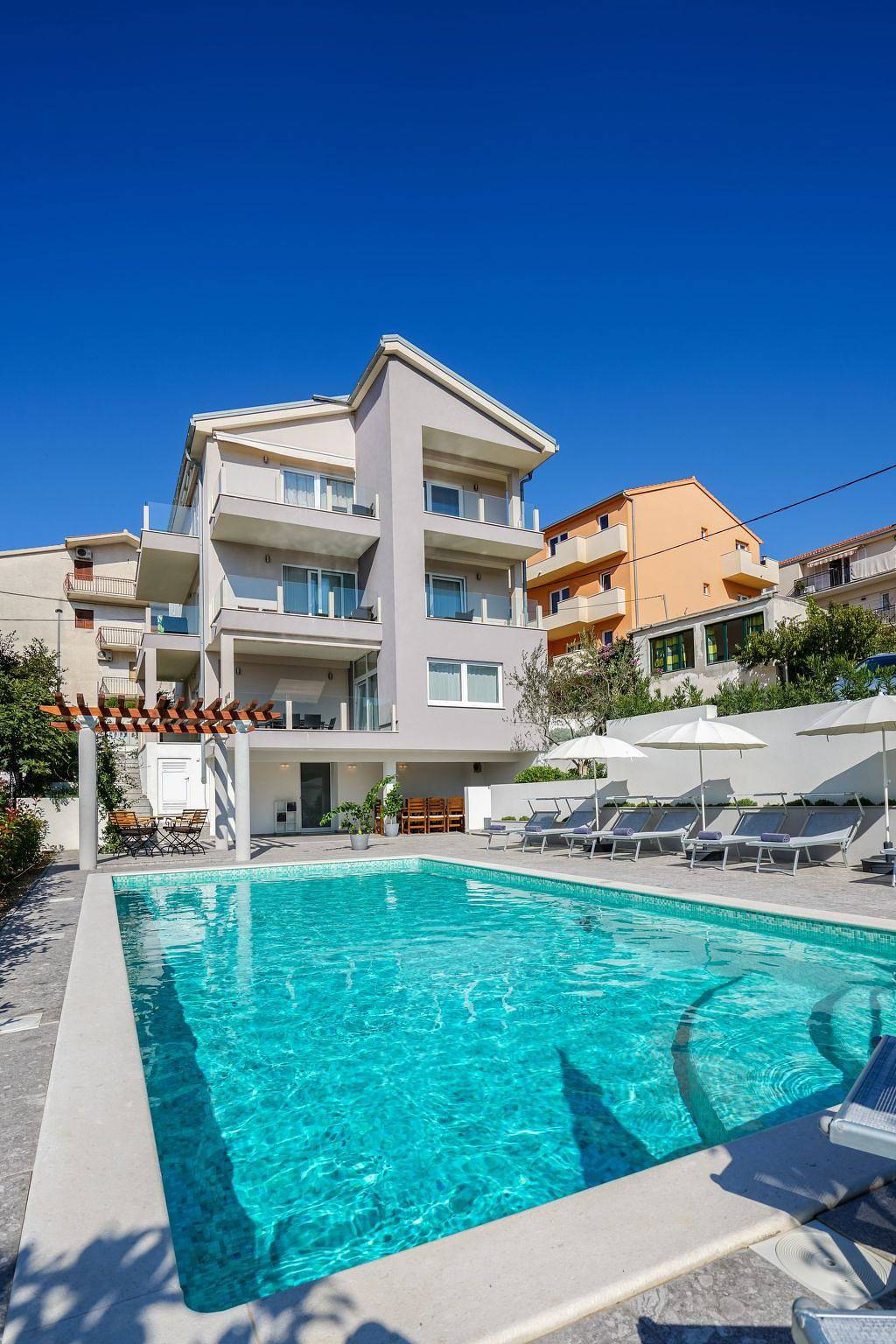 Apartamento entero, Für 4 Personen ca. 75 m² in Podstrana, Dalmatien (Gespanschaft Split-Dalma in Podstrana, Condado de Split-Dalmacia