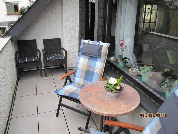 Ferienwohnung für 2 Personen, mit Balkon und Garten, kinderfreundlich in Rhens - 3