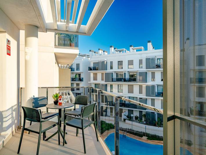 Ferienwohnung für 4 Personen, mit Garten und Kinderpool sowie Terrasse in Dénia - 3